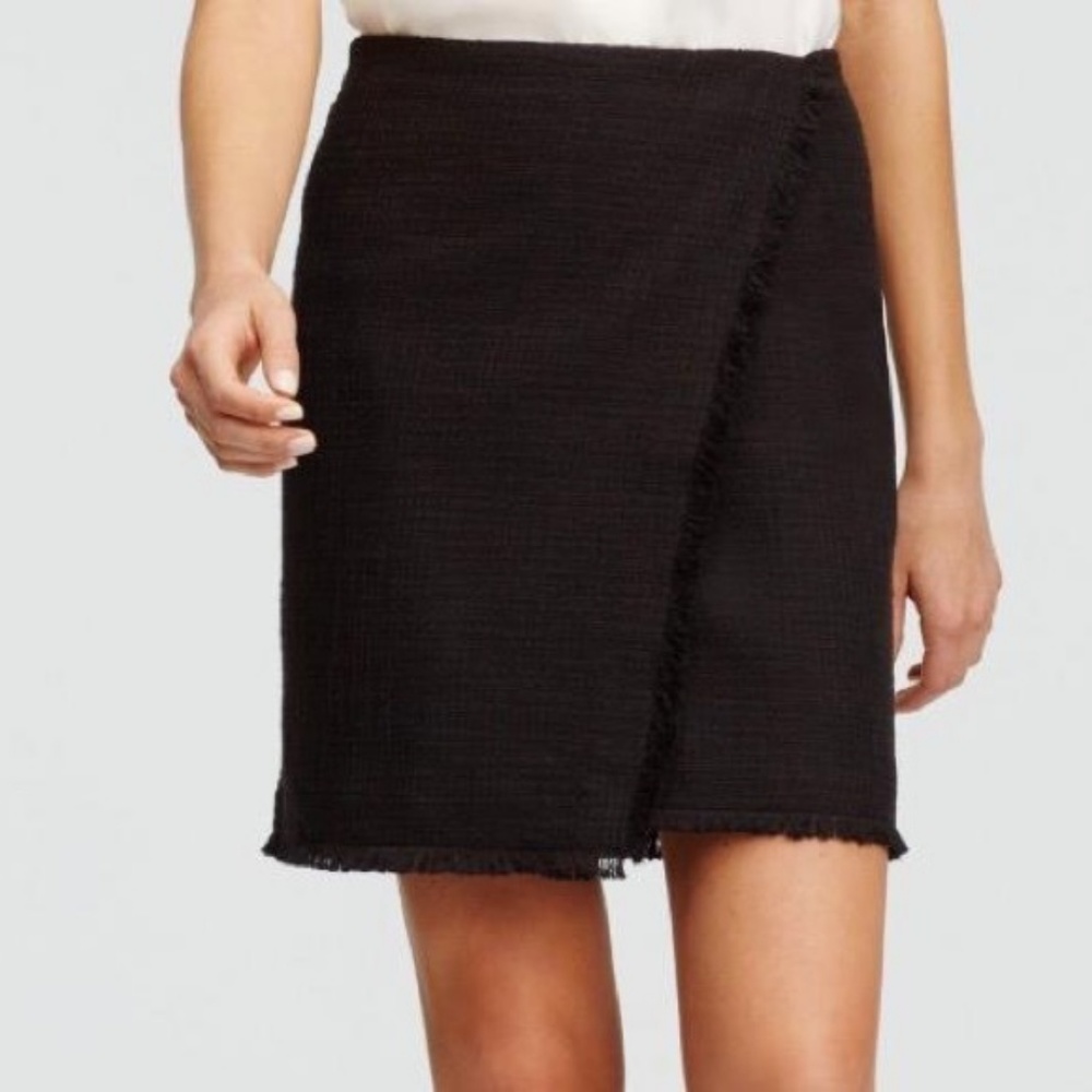 Black Skirt with Fringe